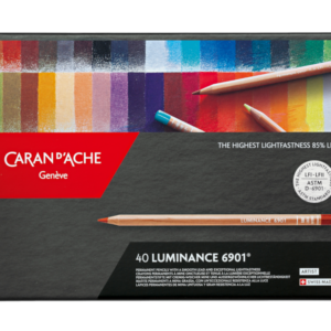 Boîte de 40 crayons de couleur Luminance Caran d'Ache