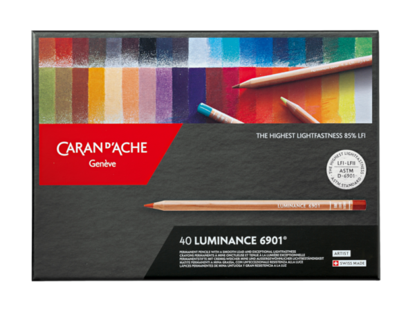 Boîte de 40 crayons de couleur Luminance Caran d'Ache