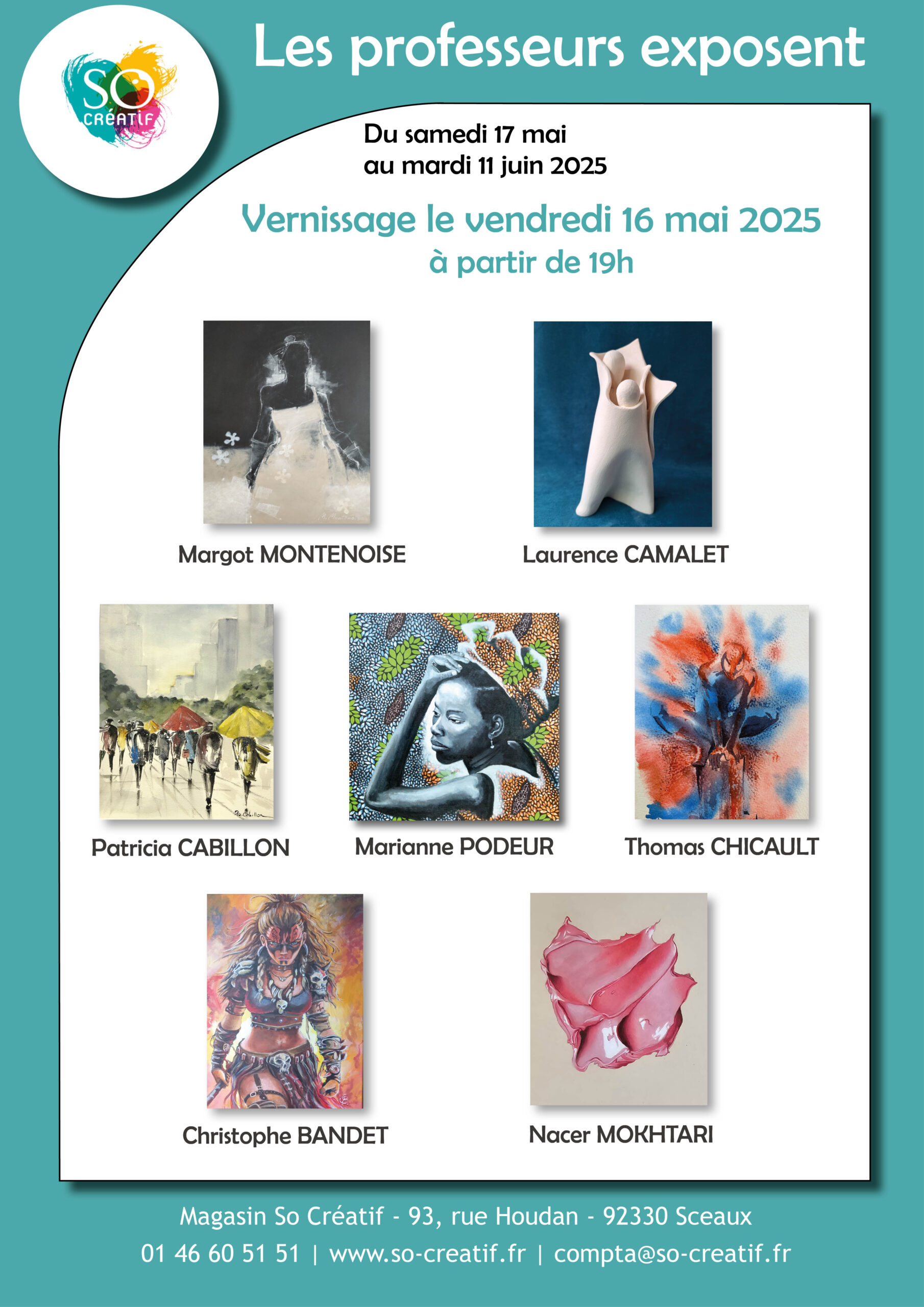 Exposition des professeurs