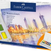 Boîte aquarelle fine de 12 godets