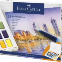 Boîte aquarelle fine de 24 godets Faber-Castell