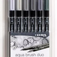 lyra aqua brush duo grey tones