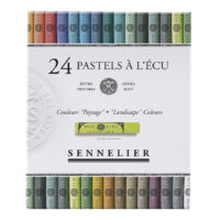 Boîte de 24 pastels à l'écu