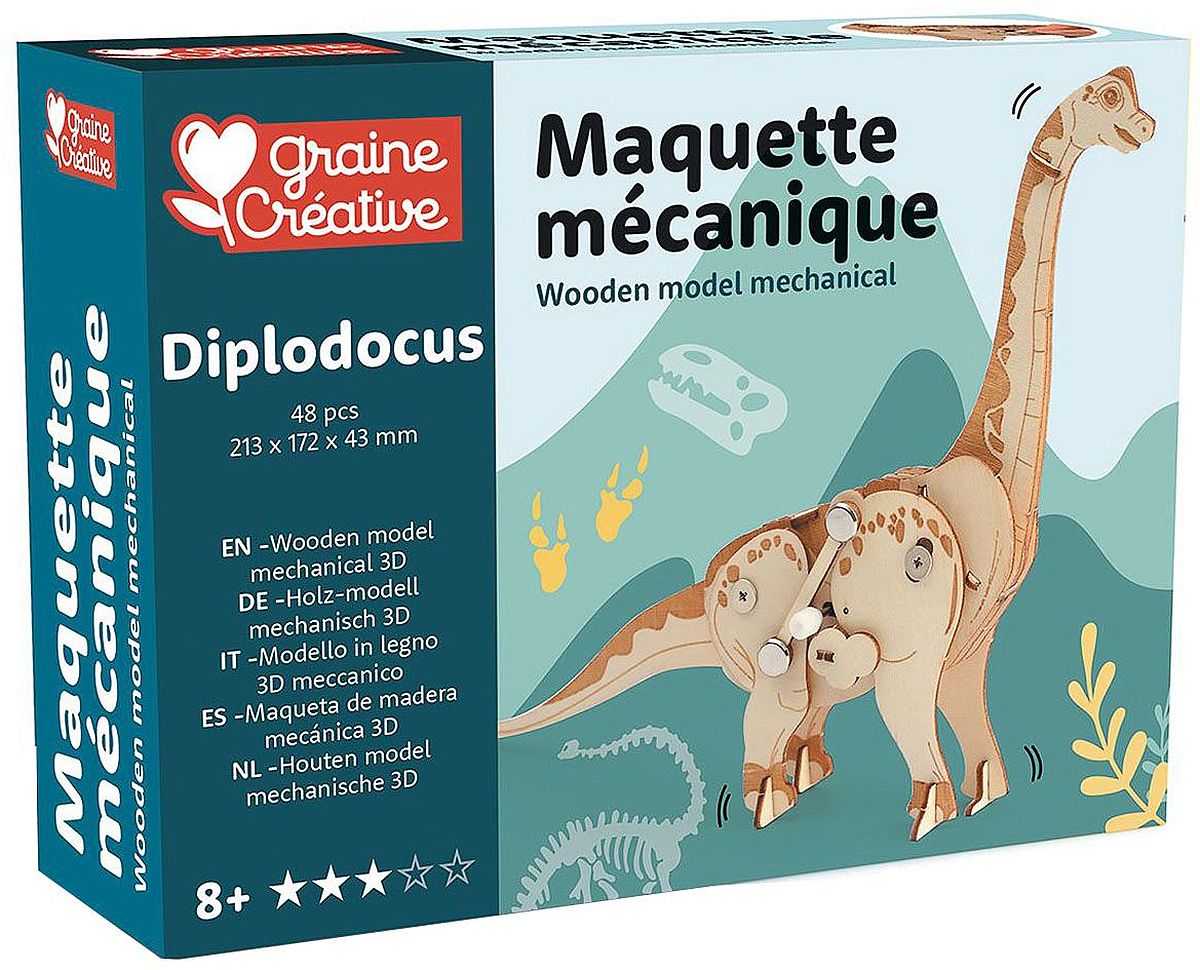 Maquette mécanique Diplodocus